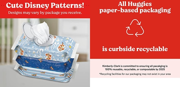 Purchase HUGGIES Refreshing Clean Scented Baby Wipes, Hypoallergenic, 10 Flip-top Packs, 56 Ct Each (560 Total Wipes) on Amazon.com