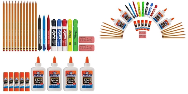 Purchase School Supply Kit: Sharpie Highlighters, Paper Mate Pens, EXPO Dry Erase, Elmers Glue & More, 31 Count on Amazon.com