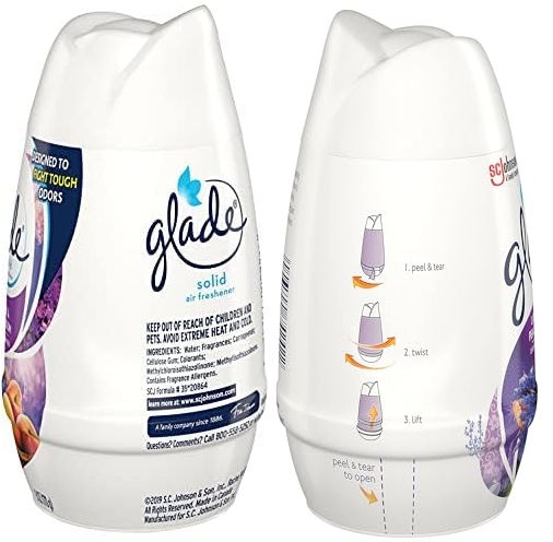 Purchase Glade Solid Air Freshener, Lavender & Peach Blossom, 6 oz on Amazon.com