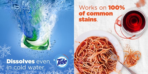 Purchase Tide PODS 3 in 1 HE Turbo Laundry Detergent Pacs, Spring Meadow Scent, 81 Count Tub on Amazon.com