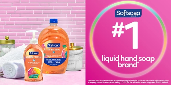 Purchase Softsoap Antibacterial Liquid Hand Soap, Crisp Clean - 11.25 fluid ounces, 6-Pack on Amazon.com