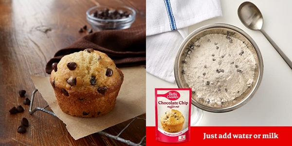 Purchase Betty Crocker Chocolate Chip Muffin Mix, 9 Pack, 6.5 oz on Amazon.com