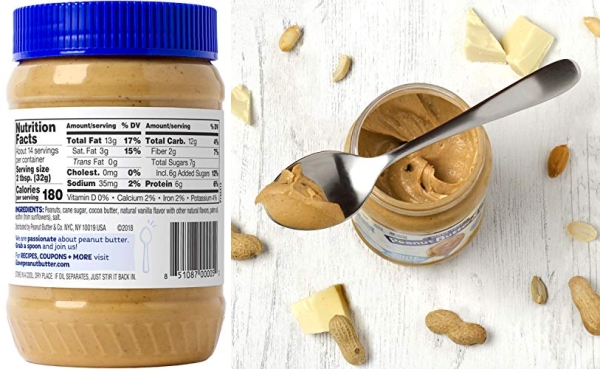 Purchase Peanut Butter & Co. White Chocolatey Wonderful Peanut Butter, Non-GMO Project Verified, Gluten Free, Vegan, 16 Ounce (Pack of 2) on Amazon.com