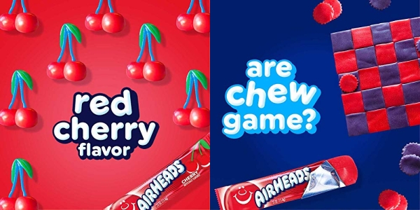Purchase Airheads Candy, Individually Wrapped Bars, Cherry, Non Melting, Party, 0.55 Ounce (Pack of 36) on Amazon.com