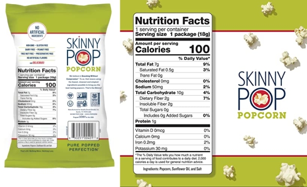 Purchase SKINNYPOP Original Popped Popcorn, 100 Calorie Bags (Pack of 30) on Amazon.com