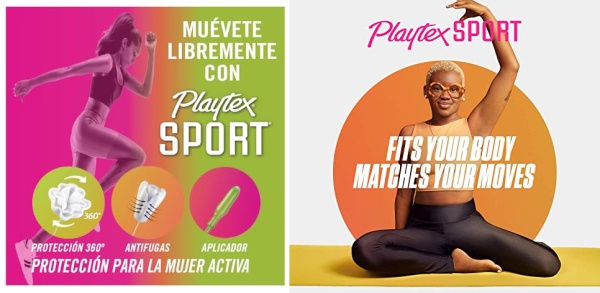 Purchase Playtex Sport Tampons with Flex-Fit Technology, Super, Unscented - 18 Count on Amazon.com