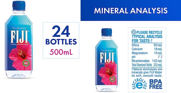 Purchase FIJI Natural Artesian Water, 16.9 Fl Oz (Pack of 24) on Amazon.com
