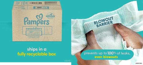 Purchase Pampers Swaddlers Size 1 (8-14 lb), 198 Count, Disposable Diapers, ONE MONTH SUPPLY on Amazon.com