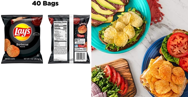 Purchase Lay's Potato Chips Variety Pack, 1 Ounce, pack of 40 on Amazon.com