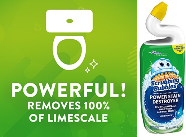 Purchase Scrubbing Bubbles Extra Power Toilet Bowl Cleaner, Rainshower, 24 oz on Amazon.com