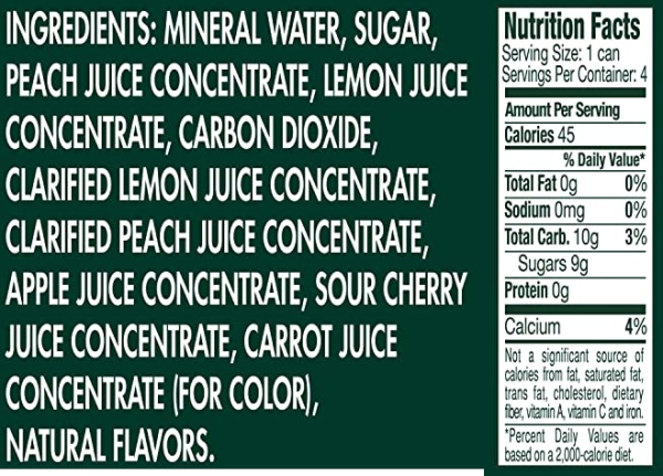 Purchase Perrier & Juice, Peach and Cherry Flavor, 8.45 Fl Oz. Cans (24 Count) on Amazon.com