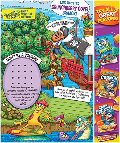 Purchase Cap'N Crunch Cereal, Crunch Berries, 13oz Boxes, 4 Count on Amazon.com