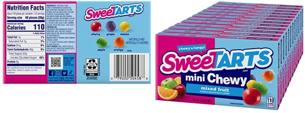 Purchase SweeTARTS Mini Chewy Candy Video Box, 3.75 Ounce (Pack of 12) on Amazon.com