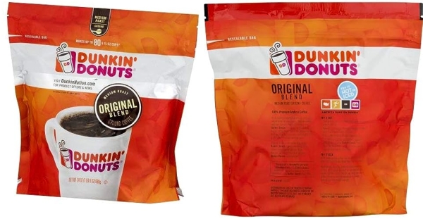 Purchase Dunkin' Original Blend Medium Roast Ground Coffee, 12 Ounces on Amazon.com