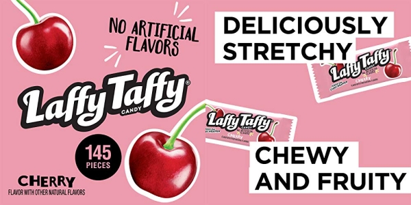 Purchase Laffy Taffy Candy Jar, Cherry, 145 Count on Amazon.com