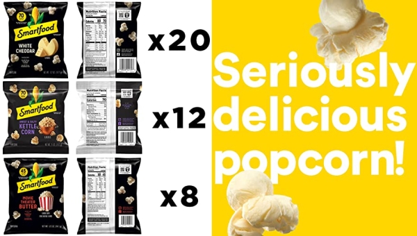 Purchase Smartfood Popcorn Variety Pack, 40 count on Amazon.com