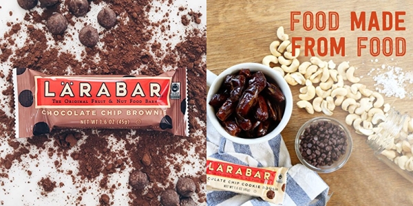 Purchase Larabar Gluten Free Bar, Chocolate Chip Brownie, 1.6 oz Bars (16 Count), Whole Food Gluten Free Bars, Dairy Free Snacks on Amazon.com