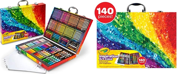 Purchase Crayola 140 Count Art Set, Rainbow Inspiration Art Case, Gifts for Kids, Age 4, 5, 6 on Amazon.com