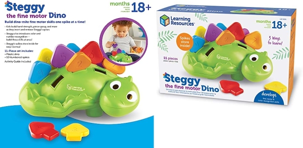 Purchase Learning Resources Steggy the Fine Motor Dino on Amazon.com