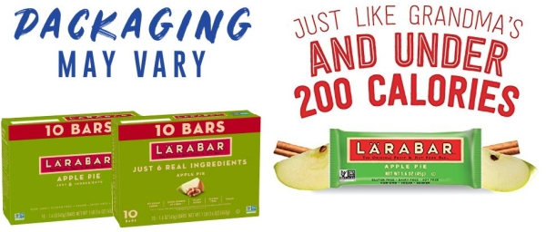 Purchase LARABAR, Fruit & Nut Bar, Apple Pie, Gluten Free, Vegan, Whole 30 Compliant, 1.6 oz Bars (10 Count) on Amazon.com