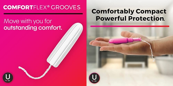 Purchase U by Kotex Click Compact Tampons, Regular Absorbency, Unscented, 45 Count on Amazon.com