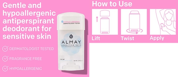 Purchase Almay Clear Gel Antiperspirant Deodorant for Women on Amazon.com