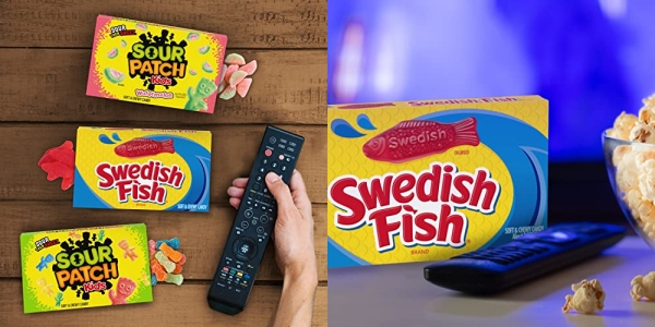 Purchase SOUR PATCH KIDS Original Candy, SOUR PATCH KIDS Watermelon Candy & SWEDISH FISH Candy Variety Pack, 15 Movie Theater Candy Boxes on Amazon.com