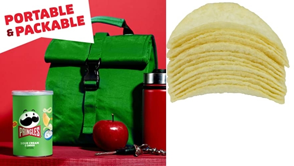Purchase Pringles Potato Crisps Chips, Sour Cream & Onion, 2.5oz (12 Count) on Amazon.com