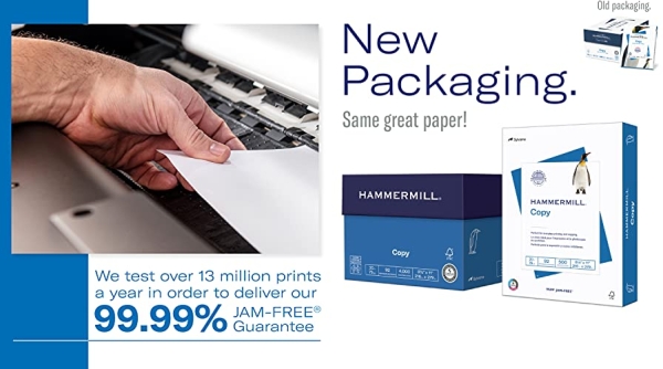 Purchase Hammermill 20lb Copy Paper, 8.5 x 11, 1 Ream, 500 Total Sheets, Multipurpose Printer Paper on Amazon.com