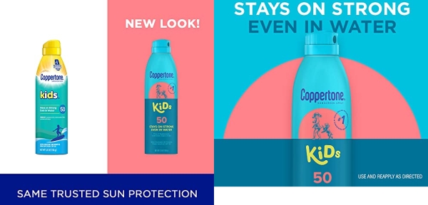 Purchase Coppertone KIDS Sunscreen Continuous Spray SPF 50 (5.5-Ounce, Pack of 3) on Amazon.com