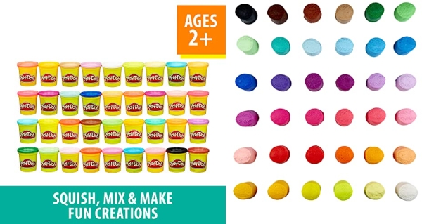 Purchase Play-Doh Modeling Compound 36 Pack Case of Colors, Non-Toxic, Assorted Colors, 3 Oz Cans (Amazon Exclusive) on Amazon.com