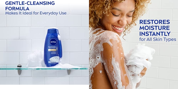 Purchase NIVEA Nourishing Care Body Wash with Nourishing Serum, 20 Fl Oz on Amazon.com