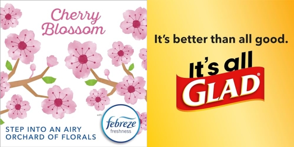 Purchase GLAD Protection Series ForceFlex Plus Drawstring Cherry Blossom Odor Shield, Pink, 13 Gallon, 90 Count on Amazon.com