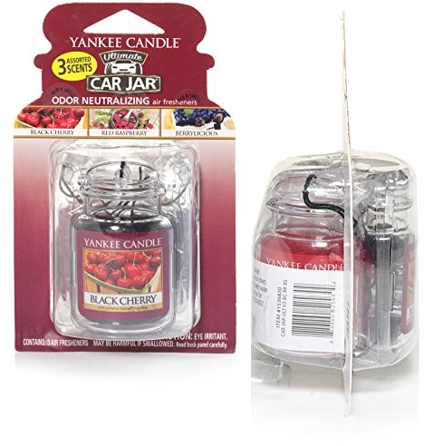 Purchase Yankee Candle Car Air Fresheners, Hanging Car Jar Ultimate 3-Pack on Amazon.com