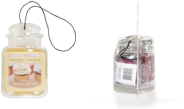 Purchase Yankee Candle Car Air Fresheners, Hanging Car Jar Ultimate 3-Pack, Neutralizes Odors Up To 30 Days, Includes: 1 Vanilla Cupcake, Black Cherry, and 1 Home Sweet Home on Amazon.com