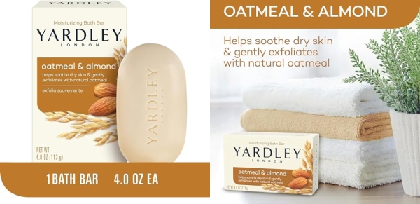 Purchase Yardley Oatmeal and Almond Bar Soap, 4.25 Ounce on Amazon.com