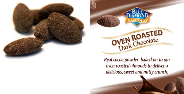 Purchase Blue Diamond Almonds, Oven Roasted Cocoa Dusted Almonds, 25 Ounce on Amazon.com
