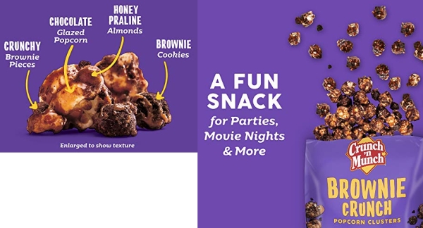 Purchase CRUNCH 'N MUNCH Brownie Crunch Flavored Popcorn, 5.5 oz. on Amazon.com