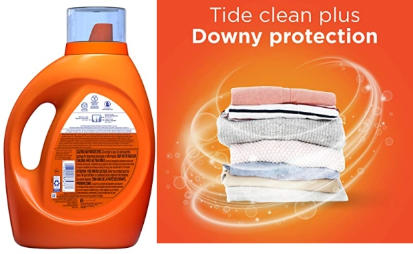 Purchase Tide with Downy Laundry Detergent Liquid Soap, High Efficiency (HE), April Fresh Scent, 59 Loads (92 Fl Oz) on Amazon.com
