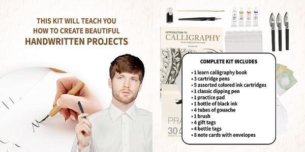 Purchase SpiceBox Adult Art Craft & Hobby Kits Introduction to Calligraphy on Amazon.com