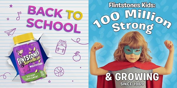 Purchase Flintstones SuperBeans, Kids Multivitamin, Fruit Flavored, Vegetarian, Jelly Bean Chews, 90 Count on Amazon.com