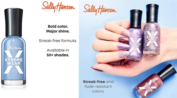 Purchase Sally Hansen Hard as Nails Xtreme Wear, Babe Blue, 0.4 Fluid Ounce on Amazon.com