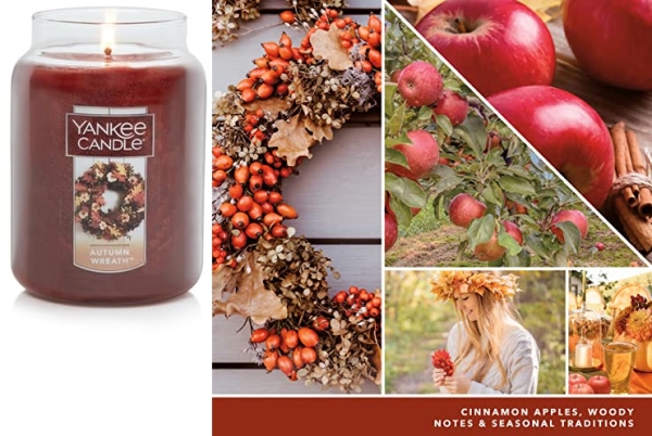 Purchase Yankee Candle Large Jar Candle, Autumn Wreath on Amazon.com