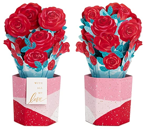 Purchase Hallmark Paper Wonder Romantic Pop Up Valentines Day Card, Displayable Bouquet (Roses) on Amazon.com