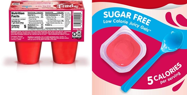 Purchase Snack Pack Sugar-Free Cherry Juicy Gels, 4 Count on Amazon.com