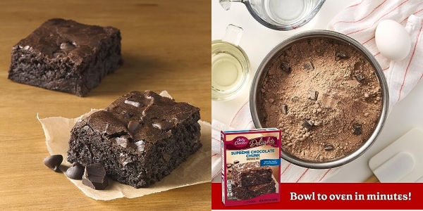 Purchase Betty Crocker Delights Supreme Chocolate Chunk Brownie Mix, 18 oz. on Amazon.com