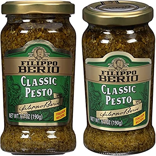 Purchase Filippo Berio Pesto, Classic Basil, 6.7 Ounce Glass Jar on Amazon.com