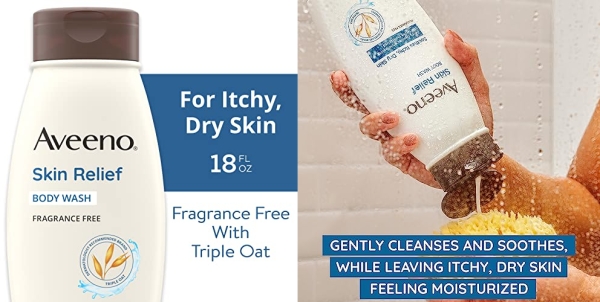 Purchase Aveeno Skin Relief Fragrance-Free Moisturizing Body Wash, Sensitive Skin, 18 fl. Oz on Amazon.com