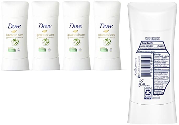 Purchase Dove Antiperspirant Deodorant with 48 Hour Protection Advance Cool Essentials Deodorant for Women, 2.6 Ounce (Pack of 4) on Amazon.com