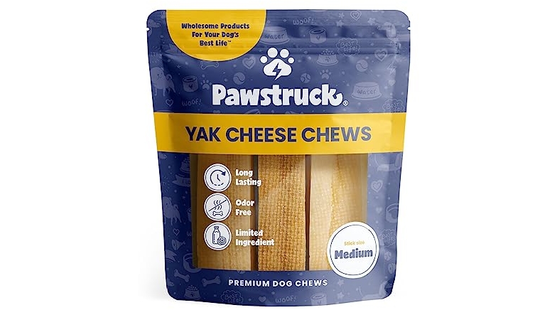 Purchase Himalayan Yak Dog Chew (3-4 oz. Pieces, 3 Pack) Natural Yak & Cow Milk / Cheese from Himalayas Long-Lasting, Jumbo Treat for Dogs at Amazon.com